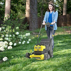 PowerSmart Lawn Mower, 17-inch Push Cordless Lawn Mower, 40V 4Ah Electric Powere