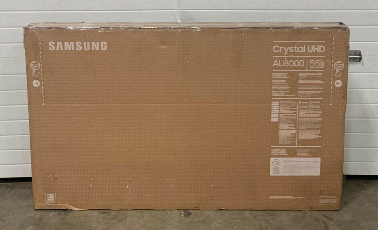 samsung 55" (au8000) 4k crystal uhd hdr smart tv