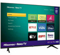 hisense 58" in 4k led smart tv roku dolby vision hdr