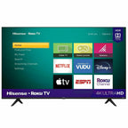 hisense 58" in 4k led smart tv roku dolby vision hdr