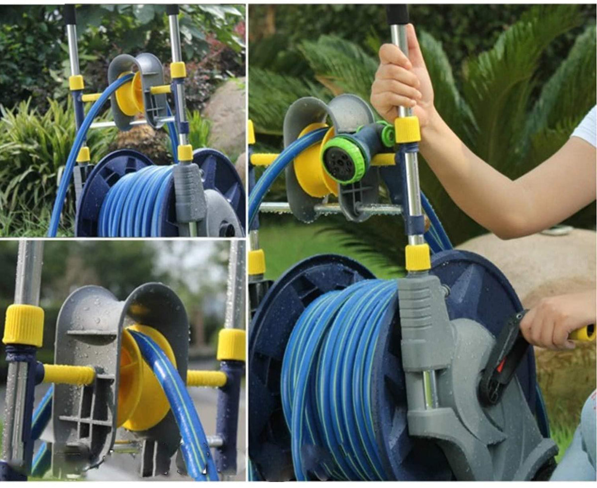 Gardening Watering Water Pipe Car Rack, Water Pipe Storage Rack, Garden Irrigation Tools Gardening Tools
