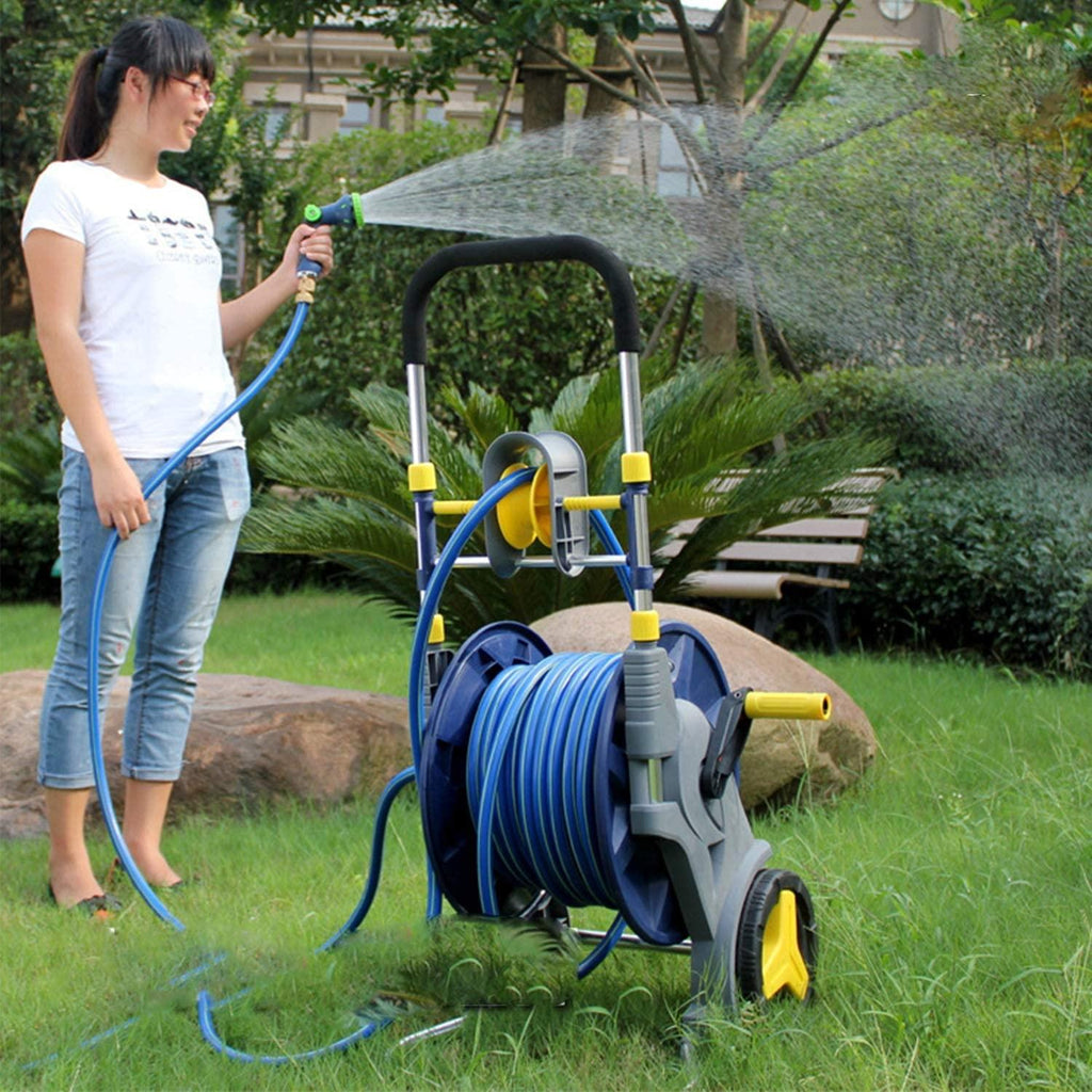 Gardening Watering Water Pipe Car Rack, Water Pipe Storage Rack, Garden Irrigation Tools Gardening Tools