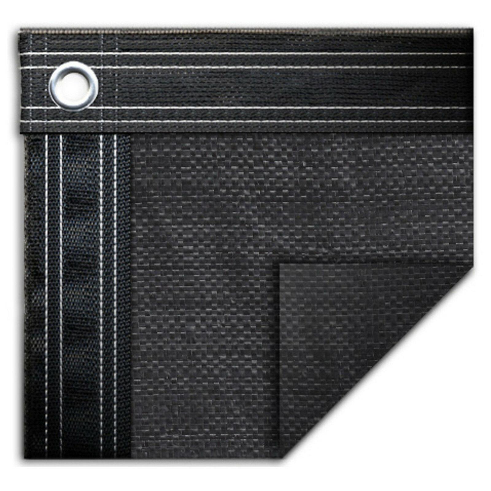 buffalo blizzard 30 x 50 rectangle black mesh swimming pool winter cover w/ tube