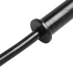 47" Bending Barbell Weightlifting Home Gym Equipment with 2 Clamps, Black