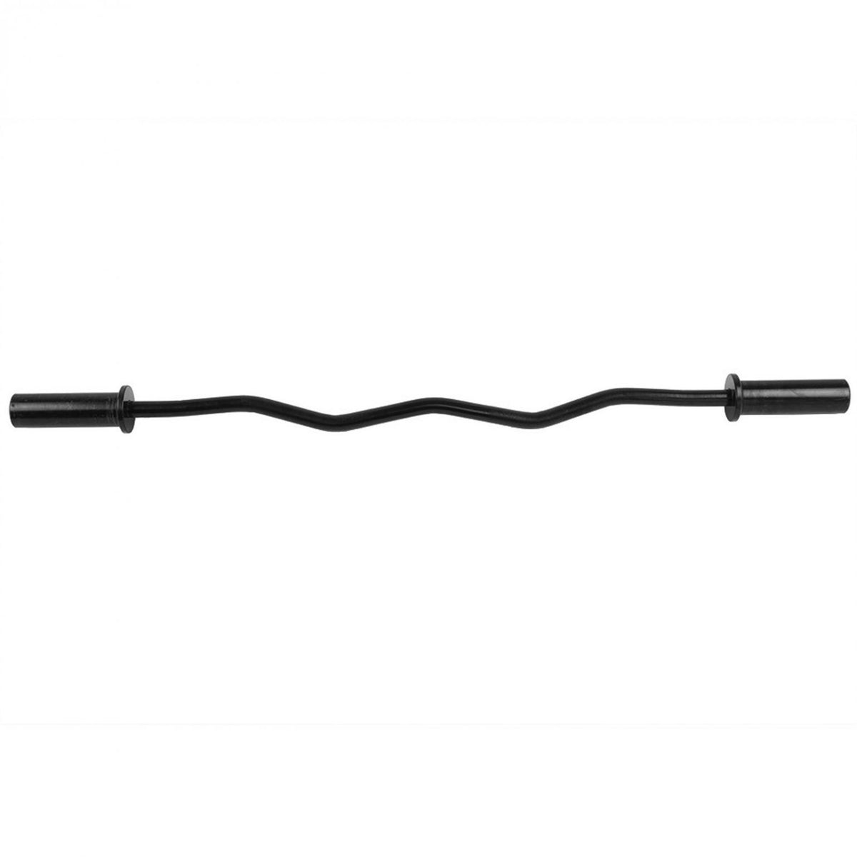 47" Bending Barbell Weightlifting Home Gym Equipment with 2 Clamps, Black
