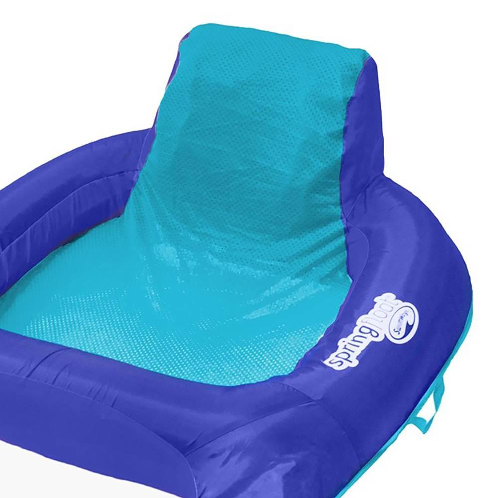 SwimWays Spring Float Recliner XL Inflatable Swimming Pool Lounge Chair (6 Pack)