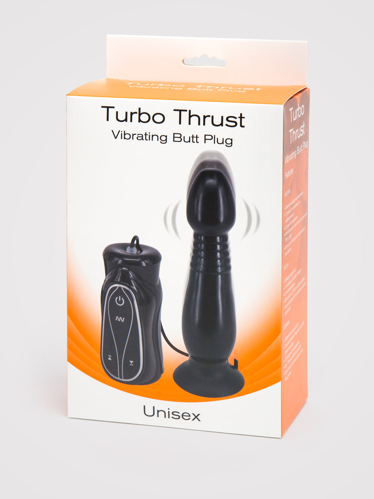 Booty Blaster 10 Function Thrusting Vibrating Butt Plug, Black