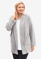 microfleece cardigan