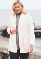 microfleece cardigan