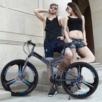 Hemoton Exportable 21 Speeds Mountain Bicycle with Aluminum Frame Suspension, Fork Mountain Bike, Awesome Speed and  Mountain Biking