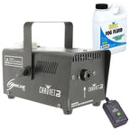 American DJ Eco UV Bar Plus IR Black Light with Chauvet DJ Hurricane 700 Fog Machine Package