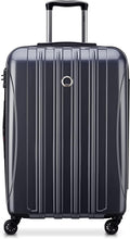 Helium Aero Hardside Expandable Luggage with Spinner Wheels, Titanium, Checked-Medium 25 Inch