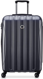 Helium Aero Hardside Expandable Luggage with Spinner Wheels, Titanium, Checked-Medium 25 Inch