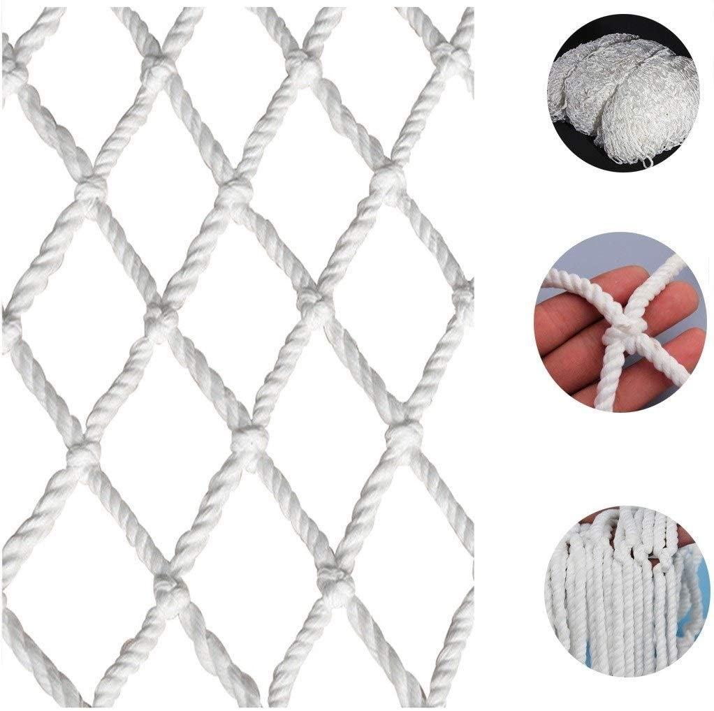 Children Protective Netting Anti-cat Net Climbing Protection Net Outdoor Safe Netting Park Climbing Development Training Rope Net Stairs Balcony Nets Diameter 8cm6mm Stairs Safety +++ (Size : 2x4m)