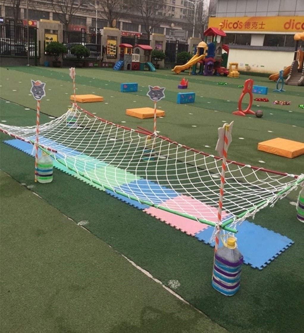 Children Protective Netting Anti-cat Net Climbing Protection Net Outdoor Safe Netting Park Climbing Development Training Rope Net Stairs Balcony Nets Diameter 8cm6mm Stairs Safety +++ (Size : 2x4m)