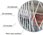 Children Protective Netting Anti-cat Net Climbing Protection Net Outdoor Safe Netting Park Climbing Development Training Rope Net Stairs Balcony Nets Diameter 8cm6mm Stairs Safety +++ (Size : 2x4m)