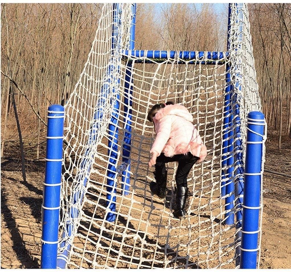 Children Protective Netting Anti-cat Net Climbing Protection Net Outdoor Safe Netting Park Climbing Development Training Rope Net Stairs Balcony Nets Diameter 8cm6mm Stairs Safety +++ (Size : 2x4m)