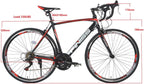 Merax Finiss Road Bike Aluminum 21 Speed 700C Racing Bicycle