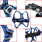 TWSOUL Climbing Spike with 5 Point Belt Straps Portable Adjustable Lanyard and Extra Multi-Functional Straps for Outdoor Jungle Survival Fruit Picking