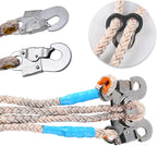 TWSOUL Climbing Spike with 5 Point Belt Straps Portable Adjustable Lanyard and Extra Multi-Functional Straps for Outdoor Jungle Survival Fruit Picking