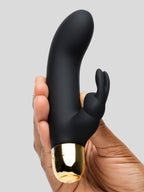 Lovehoney Frisky 10 Function G-Spot Silicone Rabbit Vibrator , Black | Black