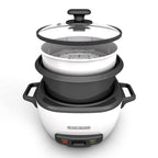14-Cup Rice Cooker, White