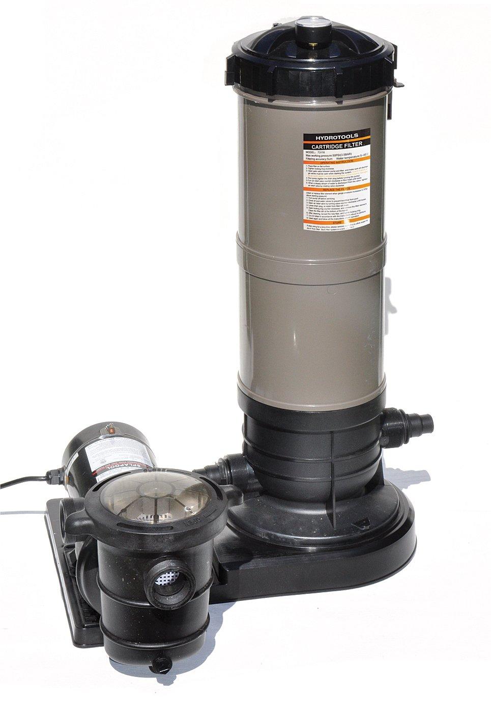 swimline 1.5 hp cleaner cartridge filter combo