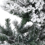 7 ft. Pre-Lit Flocked Artificial Christmas Tree