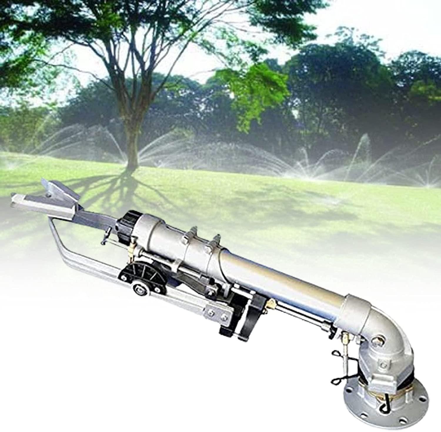 BaiHQF Automatic Rocker Spray Gun, Rotary Lawn Sprinkler, Working Pressure: 3~8 Kg, 20~50M Reach, Easy to Install, for Watering Plants or Lawns