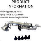 BaiHQF Automatic Rocker Spray Gun, Rotary Lawn Sprinkler, Working Pressure: 3~8 Kg, 20~50M Reach, Easy to Install, for Watering Plants or Lawns