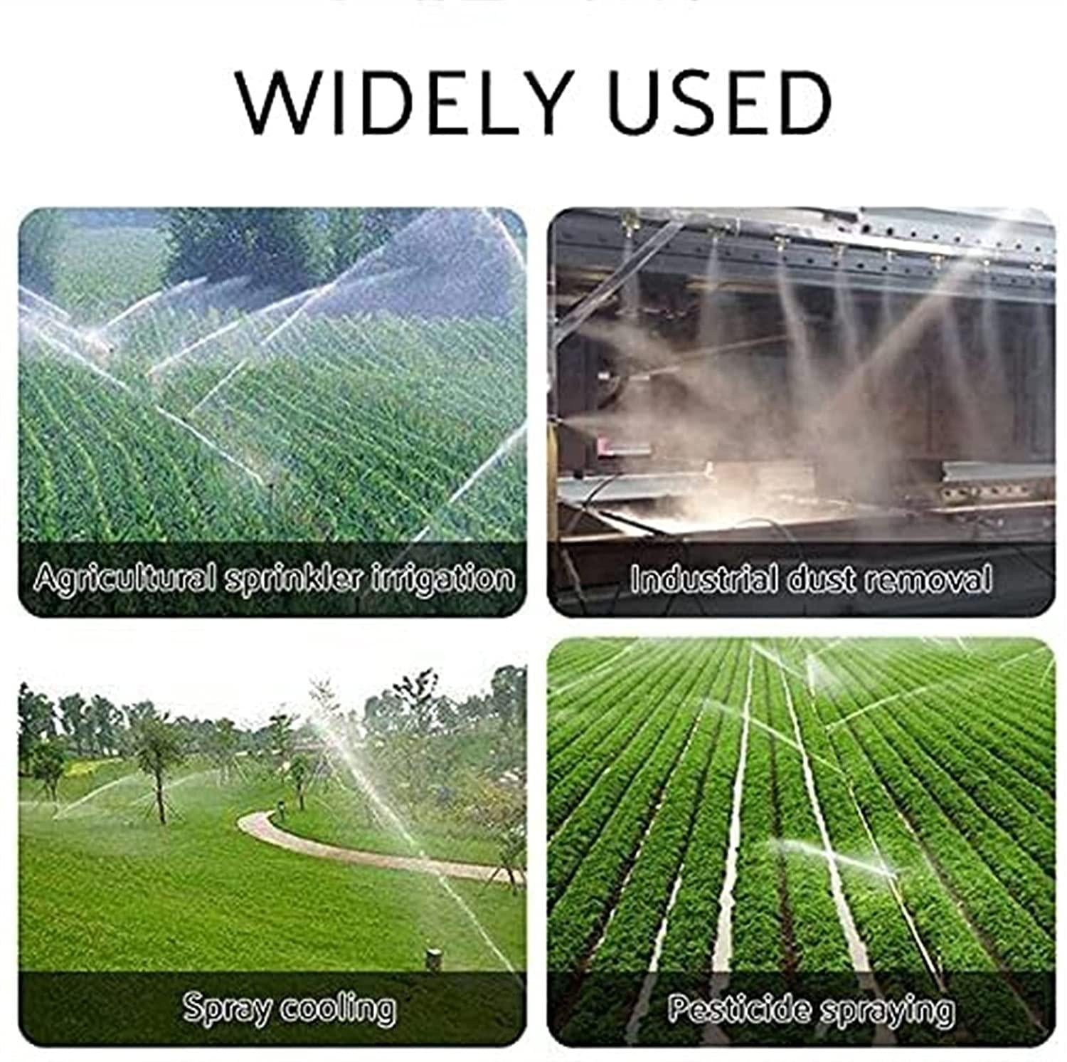BaiHQF Automatic Rocker Spray Gun, Rotary Lawn Sprinkler, Working Pressure: 3~8 Kg, 20~50M Reach, Easy to Install, for Watering Plants or Lawns