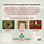Pre Lit Artificial Slim Christmas Tree North Valley Spruce Multicolor Lights