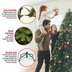 Pre Lit Artificial Slim Christmas Tree North Valley Spruce Multicolor Lights