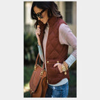 Windproof Warm Sleeveless Vest Waistcoats For Ladies