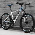 YAPENG Adult Mountain Bike with 26 Inch Wheel Derailleur Lightweight Sturdy 21 Speed Bicycle with Dual Disc Brakes Front Suspension Fork for Men, US Shipped
