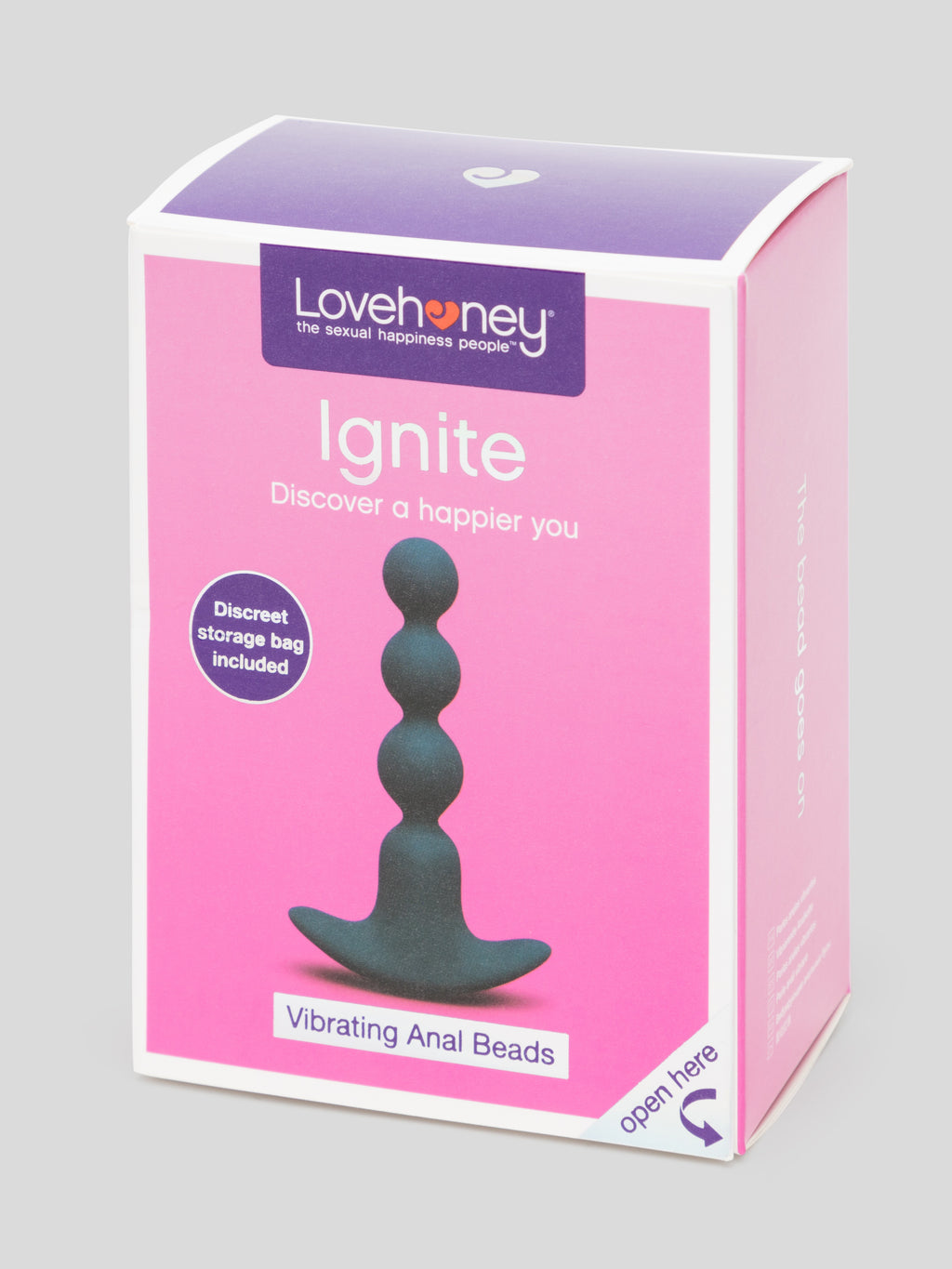 Lovehoney Ignite 20 Function Vibrating Anal Beads, Blue