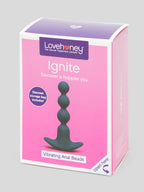 Lovehoney Ignite 20 Function Vibrating Anal Beads, Blue