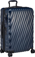 19 Degree Polycarbonate Short Trip Expandable 4 Wheel Packing Case Navy One Size