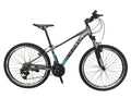 26" Mountain Bike 17" Frame with Front Suspension Fork Lightweight 27 Speed for Unisex Adult Junior