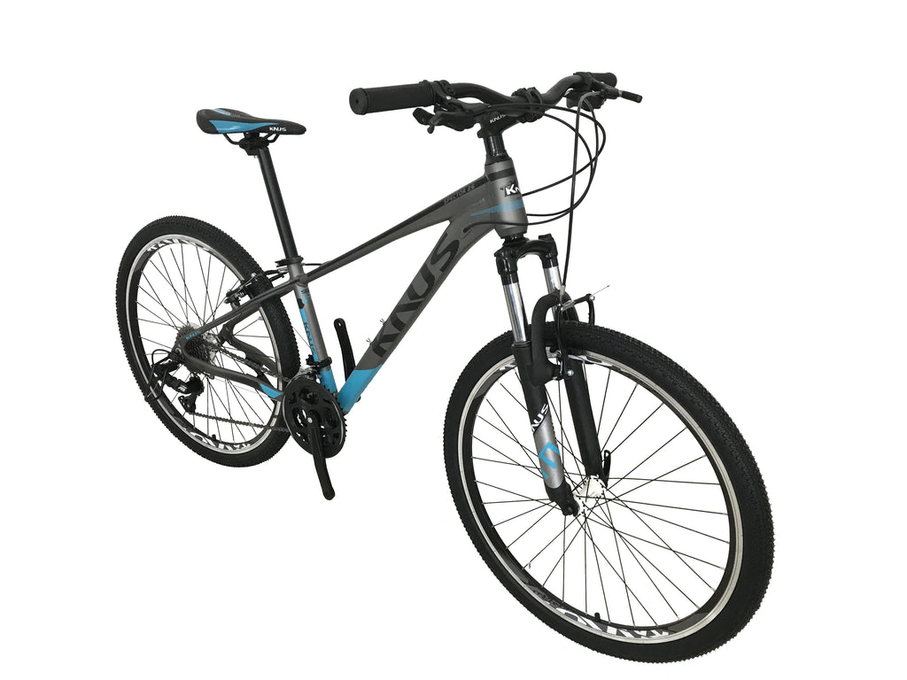26" Mountain Bike 17" Frame with Front Suspension Fork Lightweight 27 Speed for Unisex Adult Junior