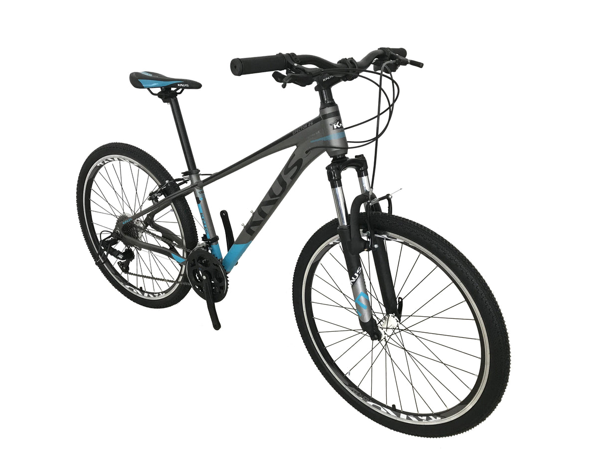 26" Mountain Bike 17" Frame with Front Suspension Fork Lightweight 27 Speed for Unisex Adult Junior