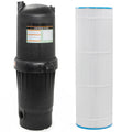 xtremepowerus 120 sq. ft. swimming pool cartridge filter pool/spa pool filter single cartridge