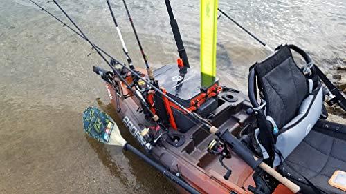 Wilderness Systems Kayak Crate | 4 Rod Holders | Kayak Tackle Storage | Fits Most Kayaks