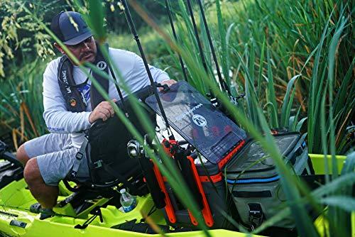 Wilderness Systems Kayak Crate | 4 Rod Holders | Kayak Tackle Storage | Fits Most Kayaks