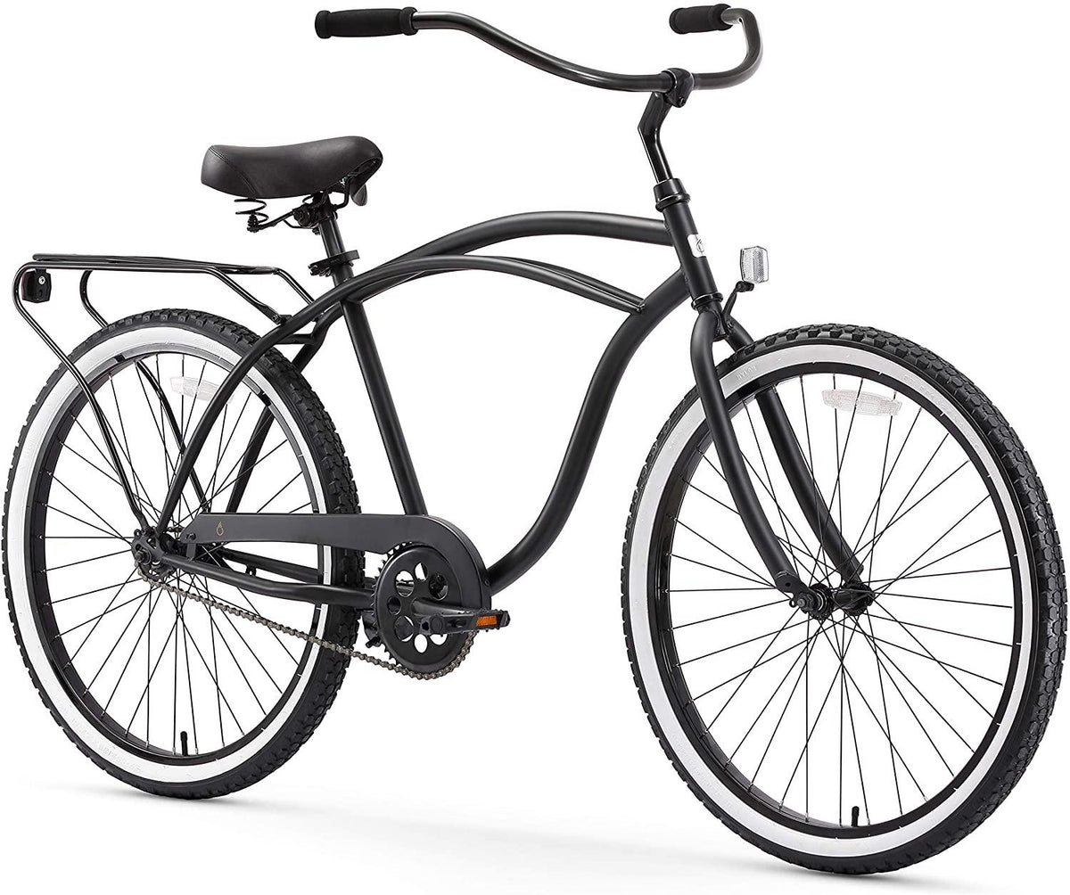 reezero Around Block Men's Cruiser Bike with Rear Rack (24-Inch and 26-Inch)