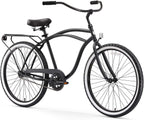reezero Around Block Men's Cruiser Bike with Rear Rack (24-Inch and 26-Inch)