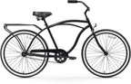 reezero Around Block Men's Cruiser Bike with Rear Rack (24-Inch and 26-Inch)