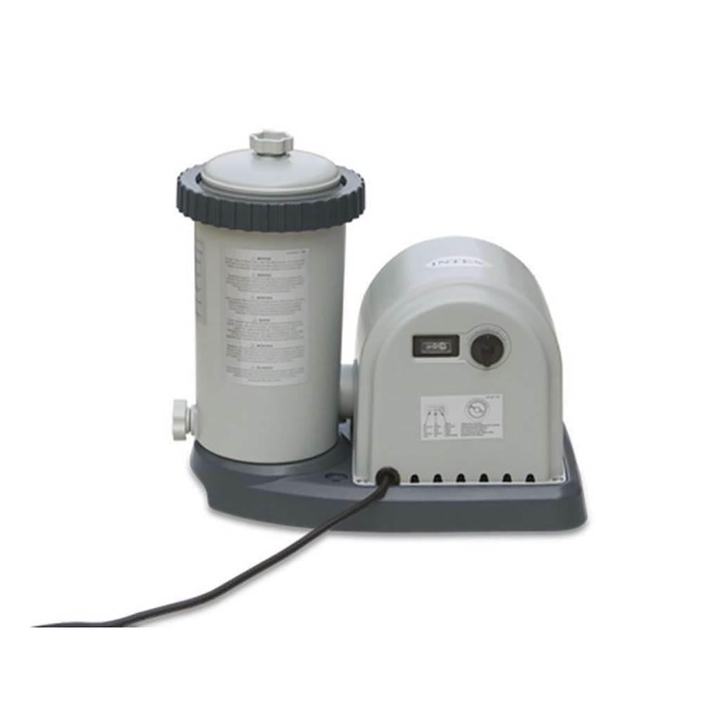 intex 1500 gph easy set pool filter cartridge pump with timer &amp; gfci | 28635eg