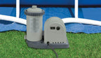 intex 1500 gph easy set pool filter cartridge pump with timer &amp; gfci | 28635eg