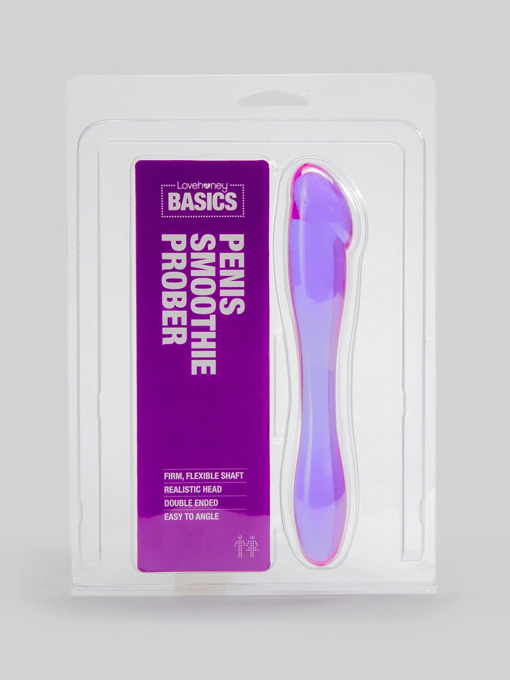 BASICS Realistic Anal Prober 6 Inch, Purple